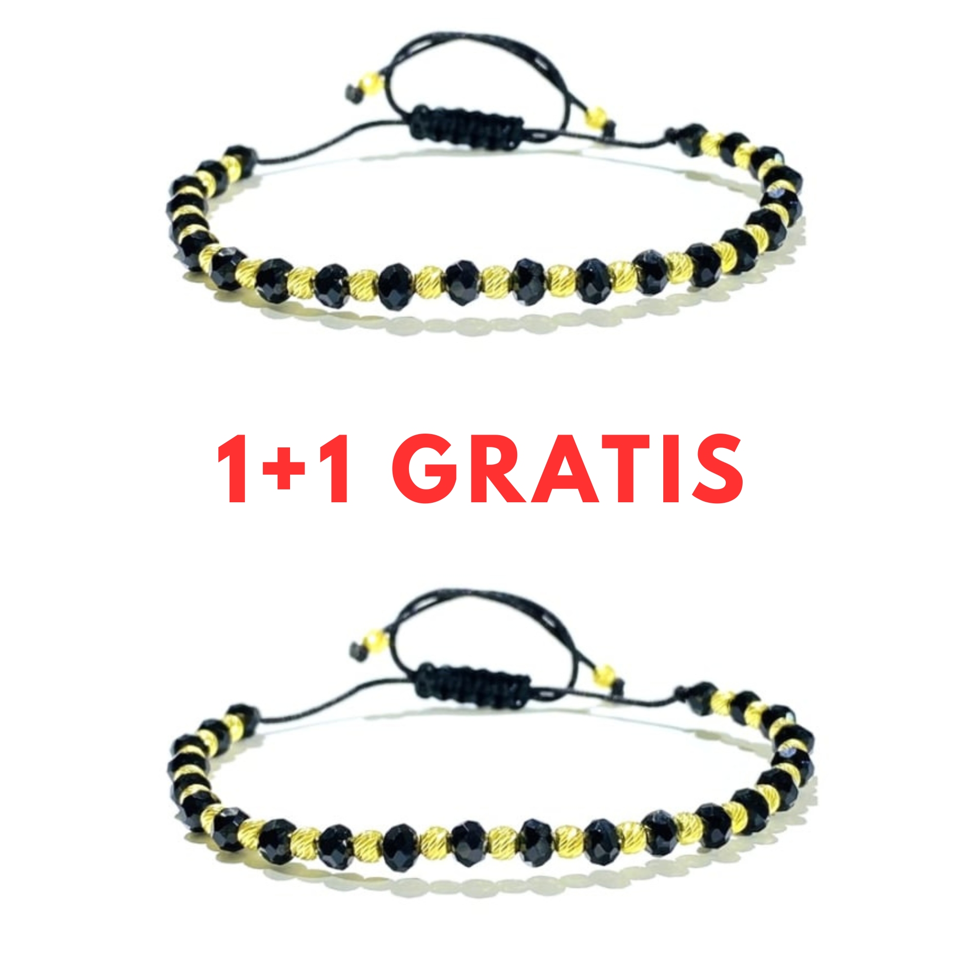 Brățara Reglabilă Black-Gold 1+1 Gratis