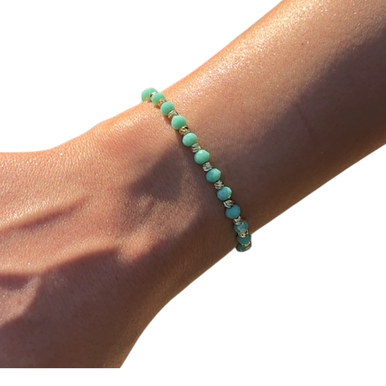 Brățara Reglabilă Turquoise-Gold