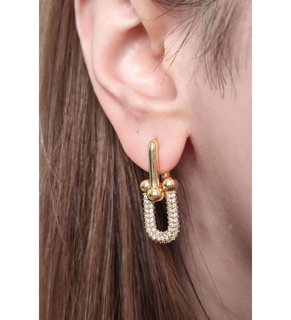 Cercei Elegance Placati cu Aur 14K