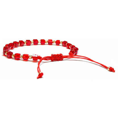 1+1 GRATIS – Set 2 Brățări Reglabile Roșu &amp; Negru Auriu