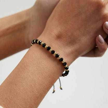 1+1 GRATIS - Brățara Reglabilă Negru Aurie Set 2 Brățǎri