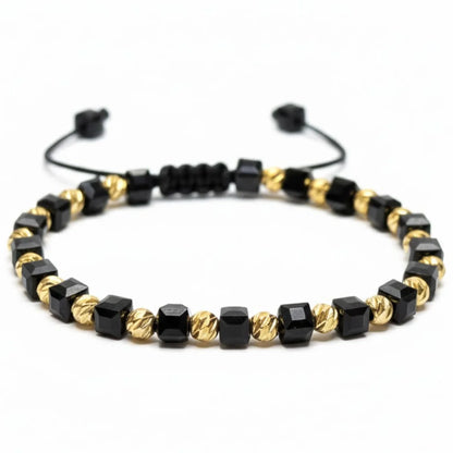 1+1 GRATIS - Brățara Reglabilă Negru Aurie Set 2 Brățǎri