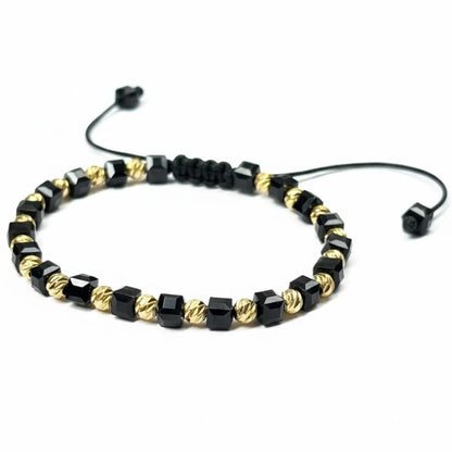 1+1 GRATIS - Brățara Reglabilă Negru Aurie Set 2 Brățǎri