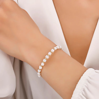 Brățara Reglabilă White-Gold CUB