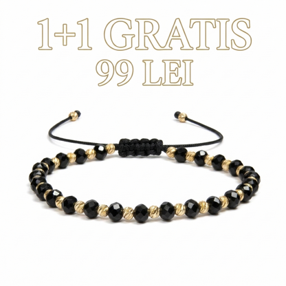 Brățara Reglabilă Black-Gold 1+1 Gratis