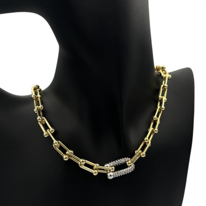 Colier Tifany Cristal-Gold