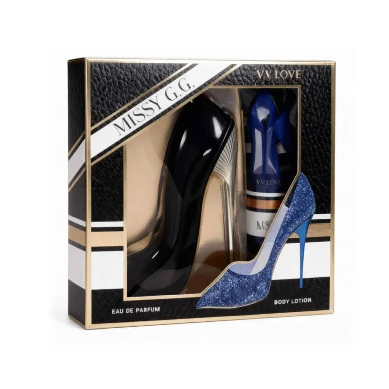 Set Cadou Missy GG Blue pentru Femei – Parfum + Loțiune de Corp, 2 Produse