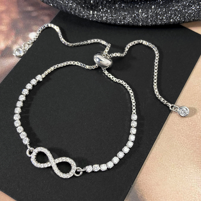 Brățarǎ Reglabilǎ Infinity – Placată cu Aur 18K | 1+1 GRATIS 🎁