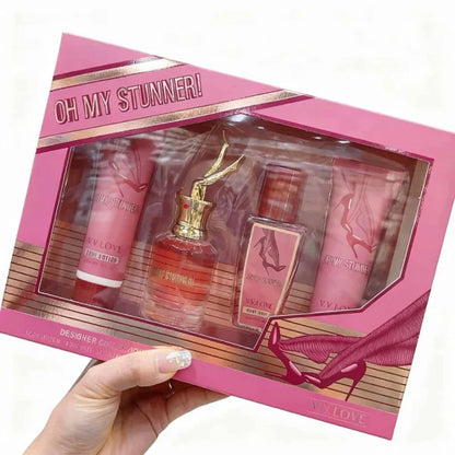 Set Cadou VV Love Oh My Stunner – Parfum și Loțiuni, 4 Piese